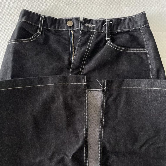 Lewkin Maxi Jeans Skirt Y2K Style WORE ONCE - Picture 3 of 4